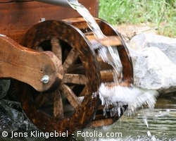 Bauanleitung Wasserrad